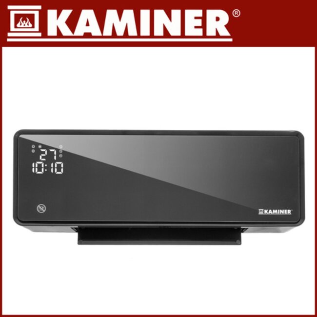 Kaminer Elektrische wandverwarming met LED-display, afstandsbediening en app – compacte energiezuinige muurverwarming