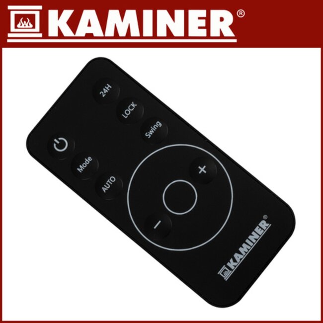 Kaminer Elektrische wandverwarming met LED-display, afstandsbediening en app – compacte energiezuinige muurverwarming