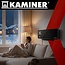 Kaminer Elektrische wandverwarming met LED-display, afstandsbediening en app – compacte energiezuinige muurverwarming