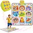Kruzzel Interactieve dansmat 82 x 65 cm met muziek en dieren – educatieve speelmat voor peuters en kleuters