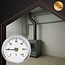 Ruhhy Analoge buisthermometer 0–120°C met bevestigingsveer – temperatuurmeter voor leidingen en verwarming