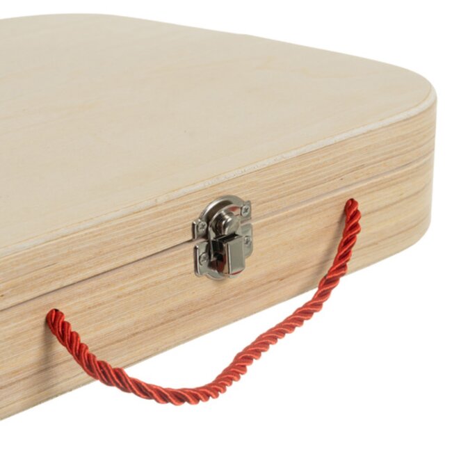 Kruzzel Houten gereedschapskist voor kinderen – bouwset met gereedschap, schroeven en dierenfiguren