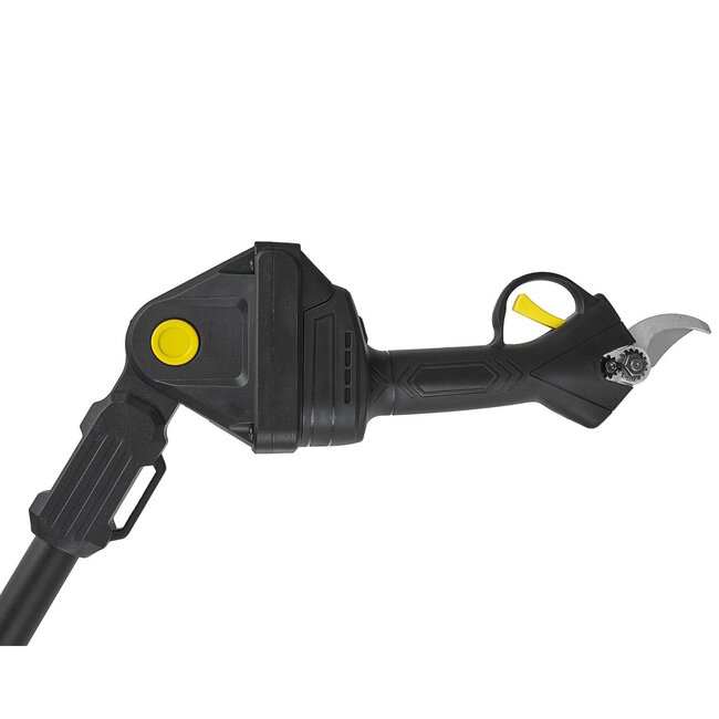 John Gardener 21V snoeischaar op accu met telescopische steel 1,65–2,5 m en 2x2.0Ah batterijen voor takken tot 30 mm