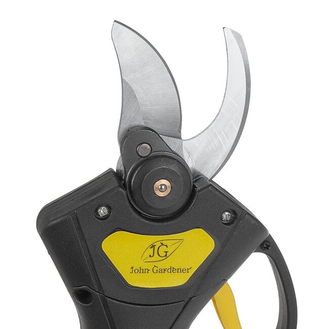 John Gardener 21V snoeischaar op accu met telescopische steel 1,65–2,5 m en 2x2.0Ah batterijen voor takken tot 30 mm