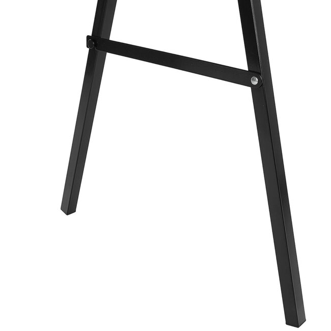 GEKO Set van 2 opklapbare zaagbokken van staal met antislip werkvlak voor werkplaats en bouw