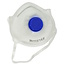 GEKO FFP2 stofmasker met ventiel voor ademhalingsbescherming bij bouw en industrie - set van 10