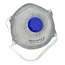 GEKO FFP2 stofmasker met actief koolfilter en ventiel voor bescherming tegen stof en geuren - set van 15