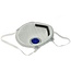 GEKO FFP2 stofmasker met actief koolfilter en ventiel voor bescherming tegen stof en geuren - set van 15