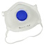 GEKO FFP1 stofmasker met ventiel voor bescherming tegen lichte stofdeeltjes - set van 15