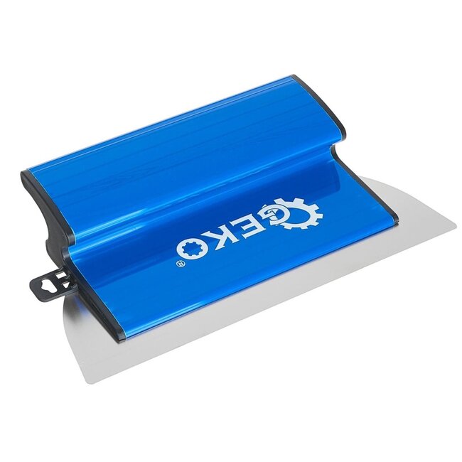 GEKO Afwerkspatel 25 cm met ergonomische handgreep en vervangbaar 0,3 mm blad voor nauwkeurig afwerken