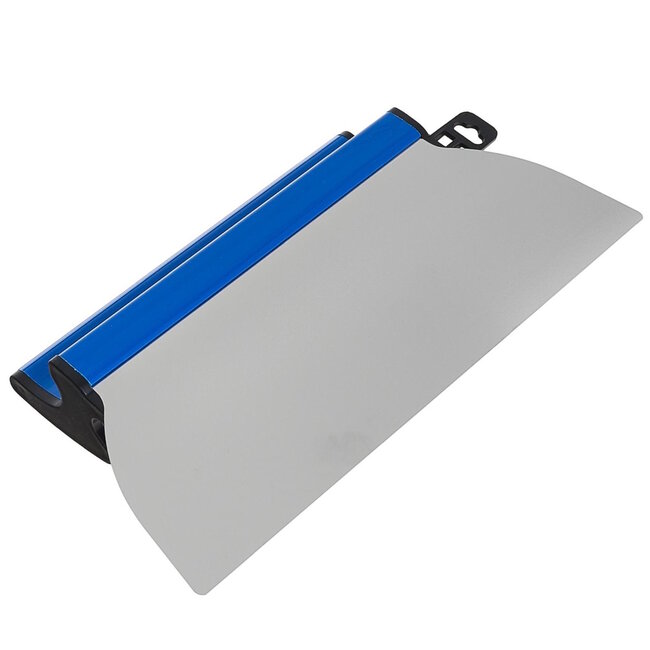 GEKO Afwerkspatel 25 cm met ergonomische handgreep en vervangbaar 0,3 mm blad voor nauwkeurig afwerken