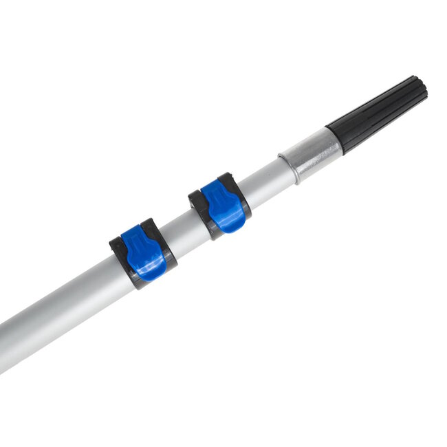 GEKO Aluminium telescopische steel 0,6–1,2 m met antislip handgreep voor schilder- en afwerkwerkzaamheden