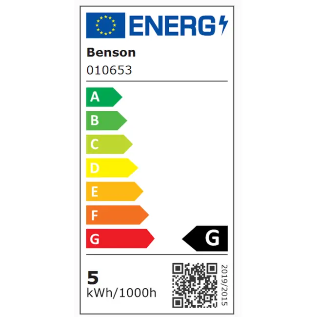 Benson RGB LED-lamp - E27 - 5 Watt - Multicolor - Inclusief afstandsbediening