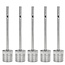 GEKO Set van 5 universele ballennaalden met standaard 8 mm schroefdraad voor sportballen en pompen
