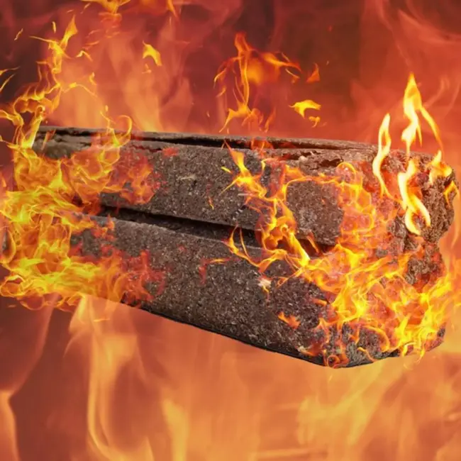 Samba haardblokken - paraffine en geperst hout - geurloos, lang brandend - 1,1 kg - naturel - 10 stuks - haard en vuurkorf