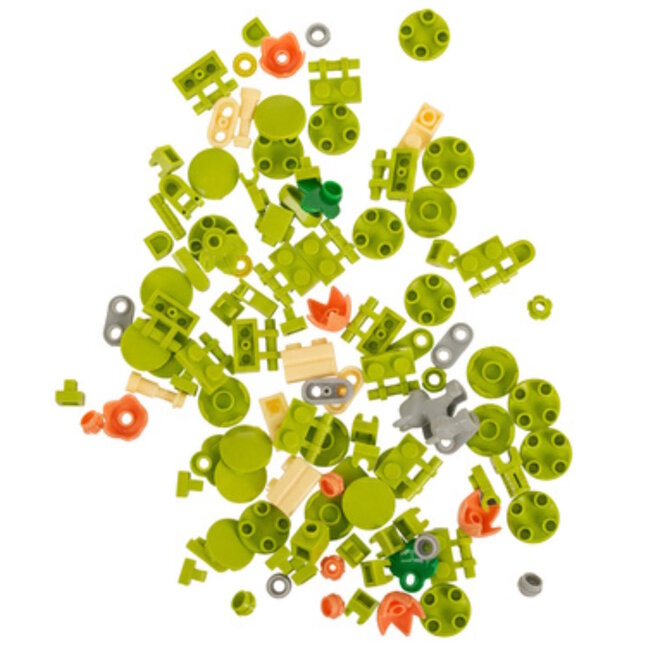 Ruhhy Creatieve bloemen bouwblokken 172 stuks – educatieve en kleurrijke 3D bouwset voor kinderen