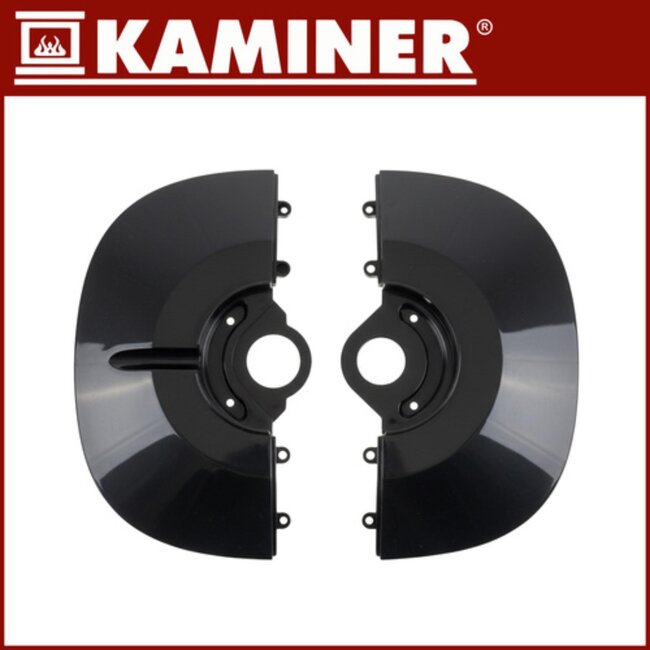 Kaminer elektrische kachel 2000W – met afstandsbediening, LED-display en realistisch vlameffect