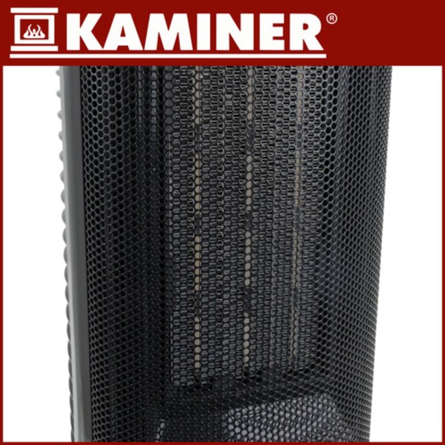 Kaminer elektrische kachel 2000W – met afstandsbediening, LED-display en realistisch vlameffect