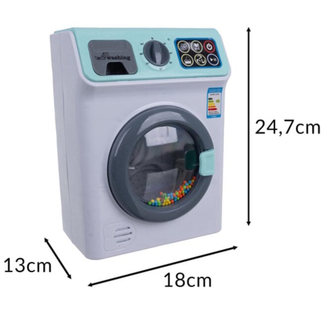 Ruhhy Interactieve speelgoedwasmachine voor kinderen – met licht, geluid en draaiende trommel