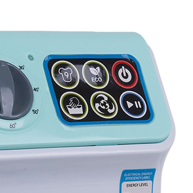 Ruhhy Interactieve speelgoedwasmachine voor kinderen – met licht, geluid en draaiende trommel
