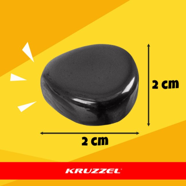 Kruzzel Magnetische stenen – set van 20 – compact denk- en strategiespel met koord en zakje