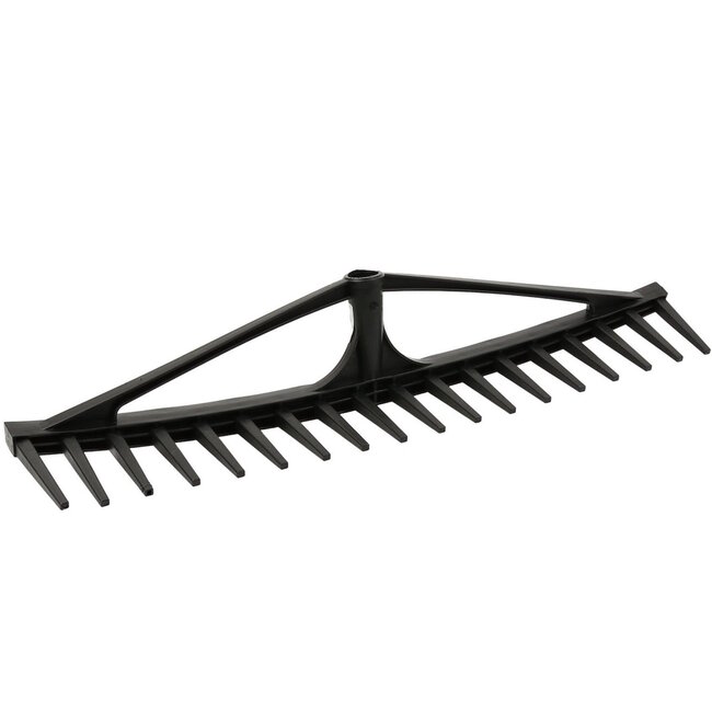 GEKO Hooihark exclusief steel – lichtgewicht kunststof hark met 18 tanden voor hooi en bladeren