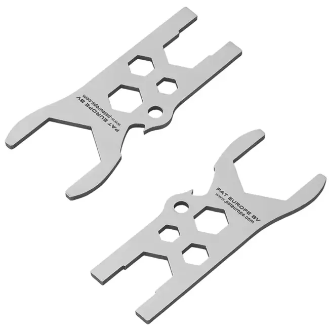 ProPlus Gasflessleutel multitool RVS met flessenopener, lineaal en sleutelmaten 8-30 mm