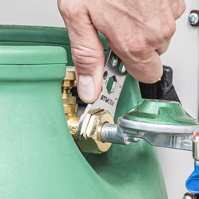ProPlus Gasflessleutel multitool RVS met flessenopener, lineaal en sleutelmaten 8-30 mm