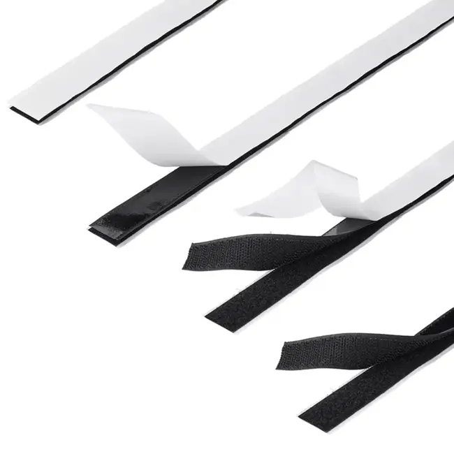 ProPlus Sterk zelfklevend klittenband 20 mm breed, nylon haak-en-lusband op rol van 8 meter