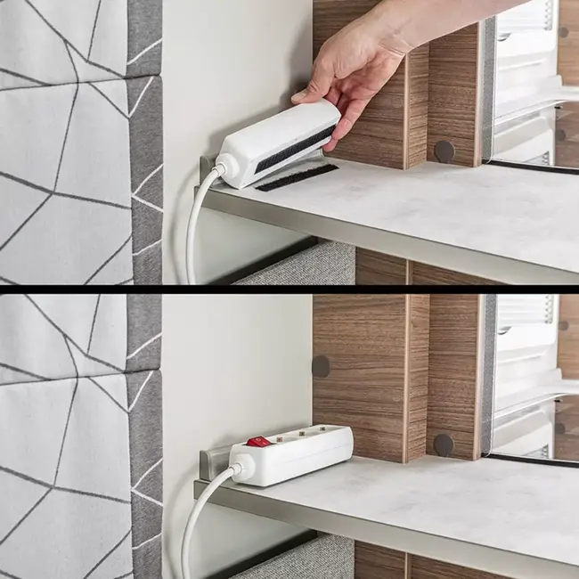 ProPlus Sterk zelfklevend klittenband 20 mm breed, nylon haak-en-lusband op rol van 8 meter