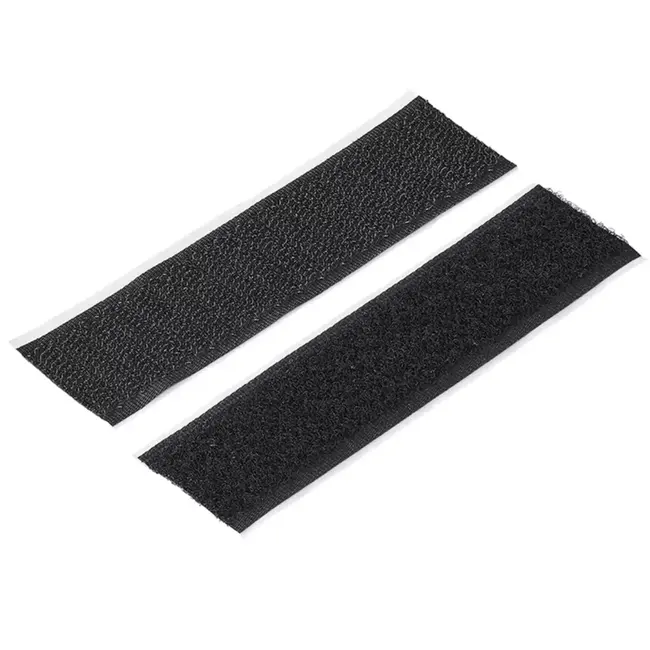 ProPlus Sterk zelfklevend klittenband 30 mm x 10 cm, nylon haak-en-lusband – set van 12 herbruikbare stroken