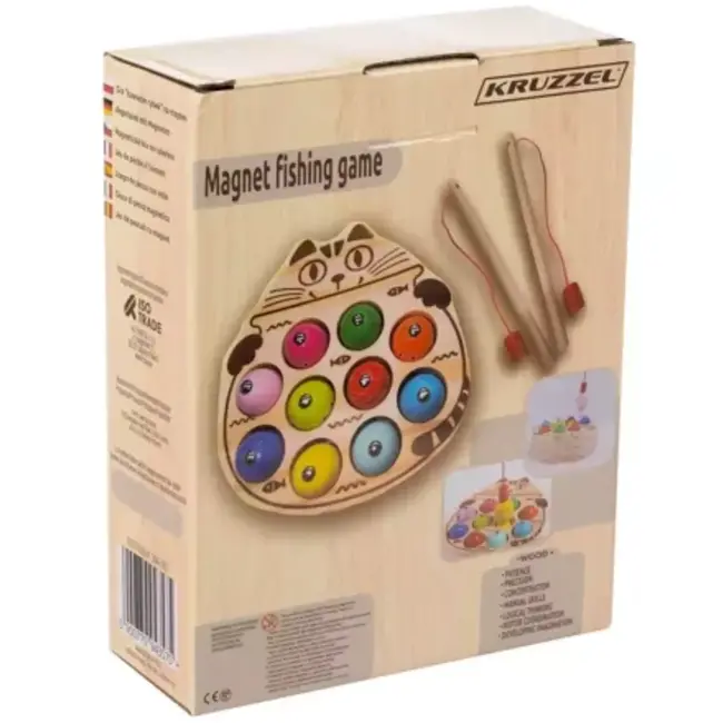 Kruzzel Magnetisch Visspel "Vissen Vangen" - Educatief Speelgoed voor Kinderen