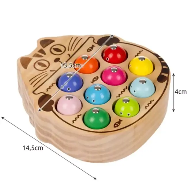 Kruzzel Magnetisch Visspel "Vissen Vangen" - Educatief Speelgoed voor Kinderen