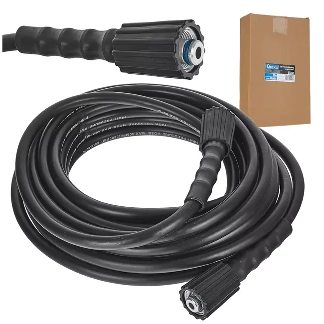 GEKO Verlengslang voor hogedrukreinigers - 10 m - 345 bar - Hittebestendig tot 60 °C