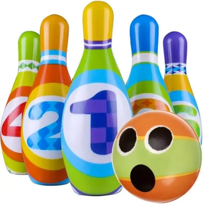 Kruzzel Kinder Bowling Set - Veilig en Kleurrijk Spelplezier voor Kinderen