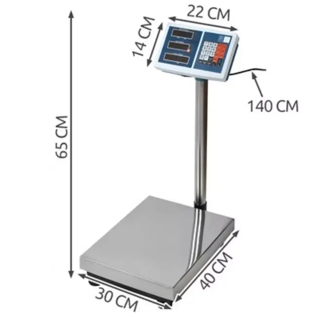 Ruhhy Elektronische Weegschaal tot 100 kg: Nauwkeurig en Betrouwbaar