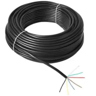 ProPlus 7-polige aanhangwagenkabel - 50 meter - 0,75 mm dikte - zwart