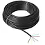 ProPlus 7-polige aanhangwagenkabel - 50 meter - 0,75 mm dikte - zwart