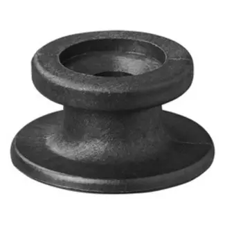 ProPlus Koordhouder - Rond - Kunststof - Zwart - Ø 19/25 x 13 mm