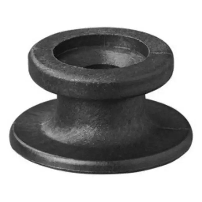 ProPlus Koordhouder - Rond - Kunststof - Zwart - Ø 19/25 x 13 mm