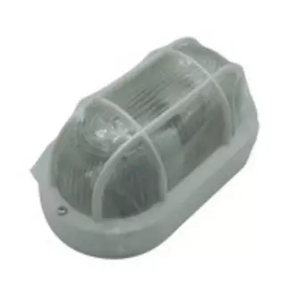 Benson Ovale buitenlamp - wit - waterdicht - onderhoudsvrij - E27 fitting