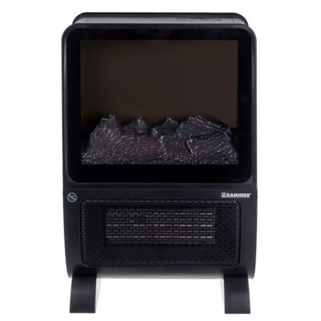 Kaminer Elektrische kachel 2000W met LED-vlameffect, keramische verwarming en afstandsbediening