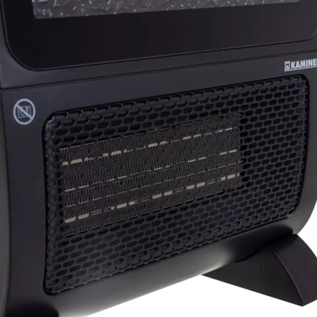 Kaminer Elektrische kachel 2000W met LED-vlameffect, keramische verwarming en afstandsbediening