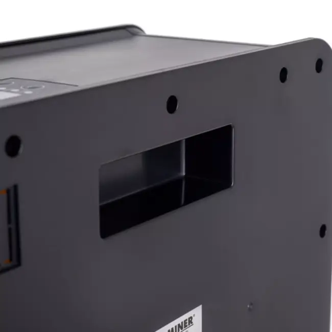 Kaminer Elektrische kachel 2000W met LED-vlameffect, keramische verwarming en afstandsbediening