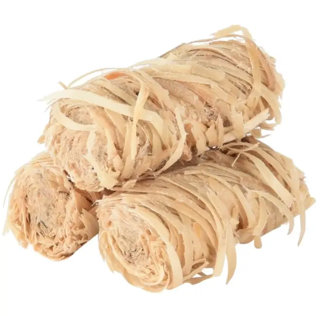 Samba Aanmaakkrullen - houtwol met plantaardige was - snel aansteken - 1 kg - natuurkleur - 80 stuks - barbecue en haard