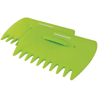 Silverline Bladverzamelaars - Handige grijpers - 33 x 25 cm - Lichtgewicht plastic