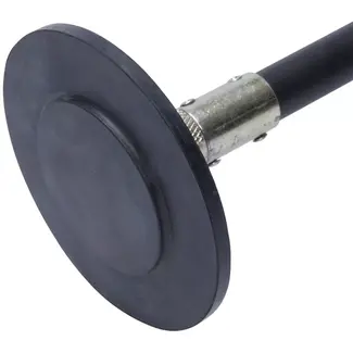 Silverline Stamperkop rioolontstopper - rubber - Ø 100 mm - dubbele draairichting