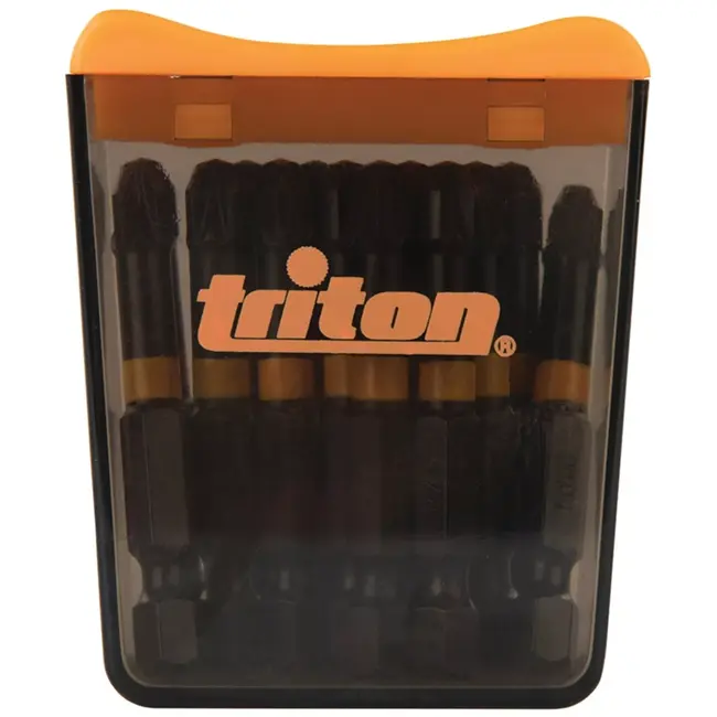 Triton Schroefbits PZ3 pozidriv - S2 staal - slagvast krachtig - 50 mm - grijs - 15 stuks - voor boor en slagschroevendraaiers