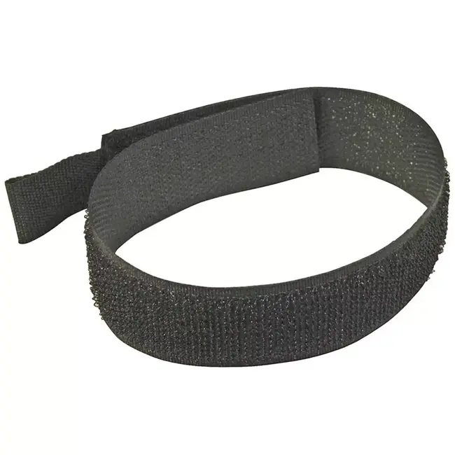 Fixman Klittenband kabelbinders - 15 cm - zwart - 10 stuks - multifunctioneel