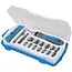 Silverline Doppenset en bitset met ratelschroevendraaier - 28-delig - soft-grip handvat - opbergkoffer